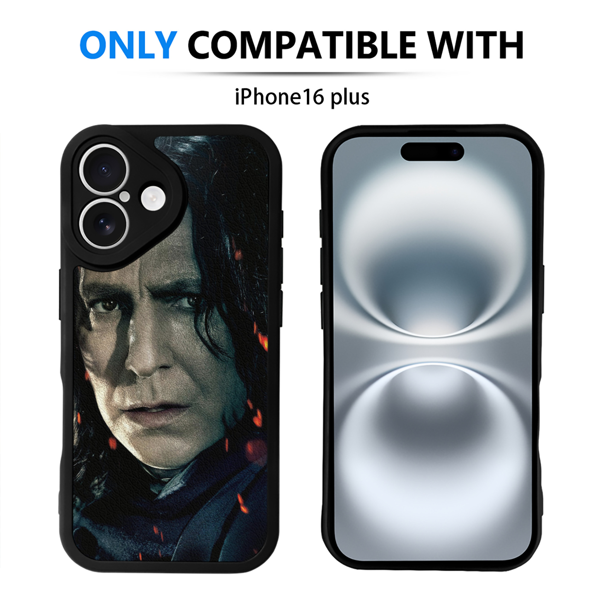 （画像用） Harry Potter ハリー・ポッターシリーズ 【iPhone 16シリーズ対応】シリコンスマホケース（レザー調） 材質：シリコン